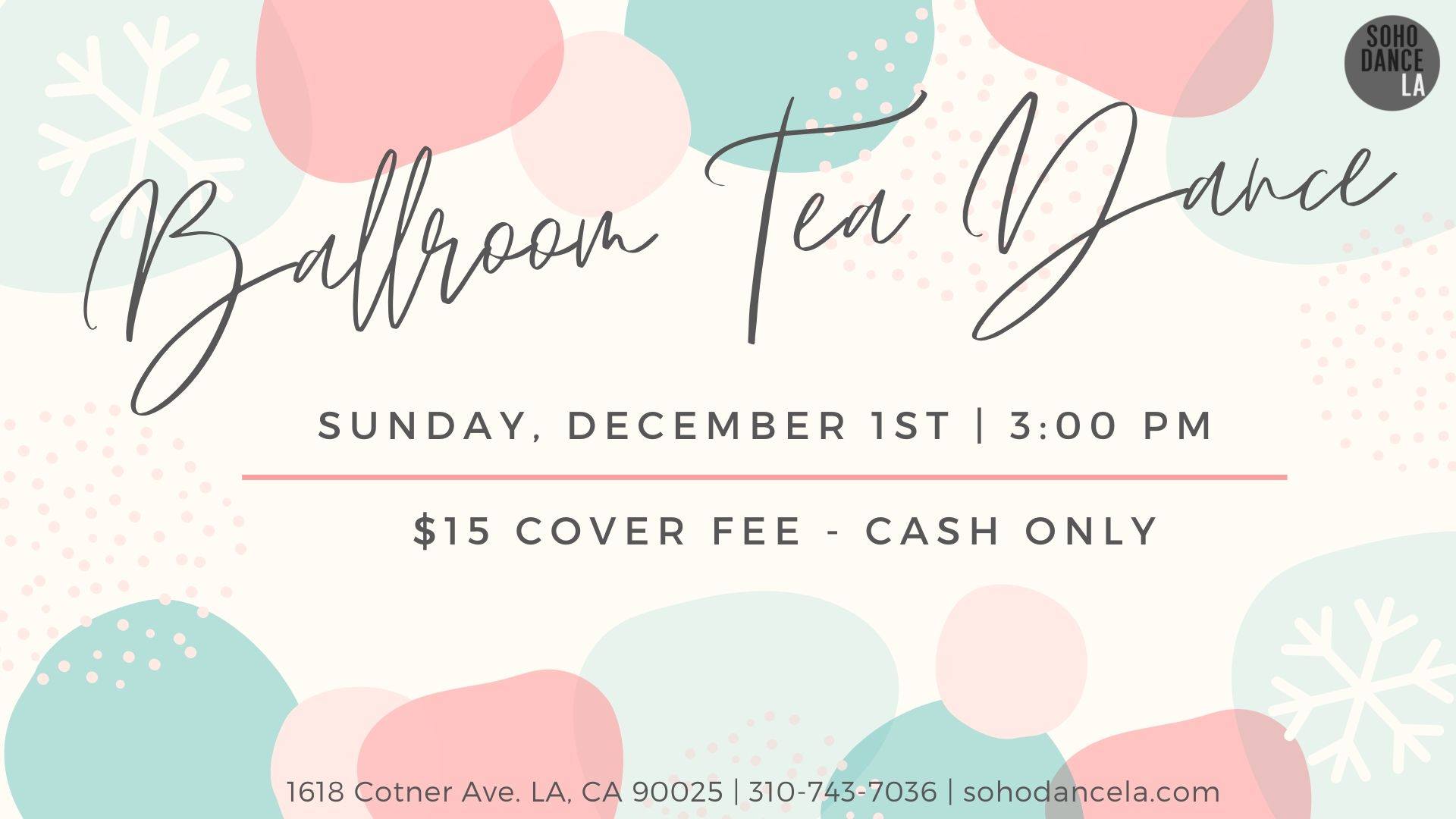 Ballroom Tea Dance Party