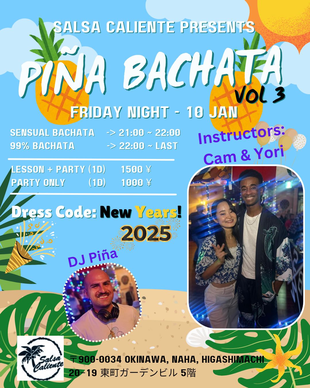 1 10 Piña Bachata! Bachata Night @ Salsa Caliente
