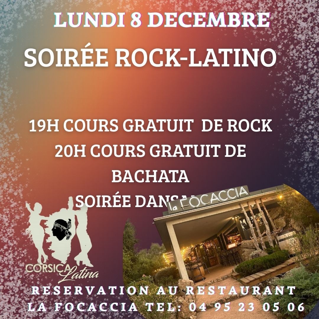 Cours et soirée gratuit au restaurant la Focaccia