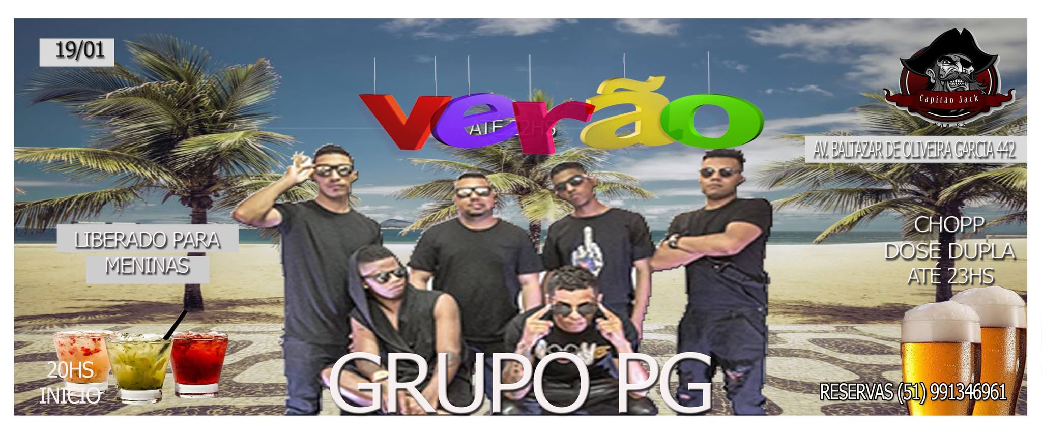 Sextas de verão do Pg