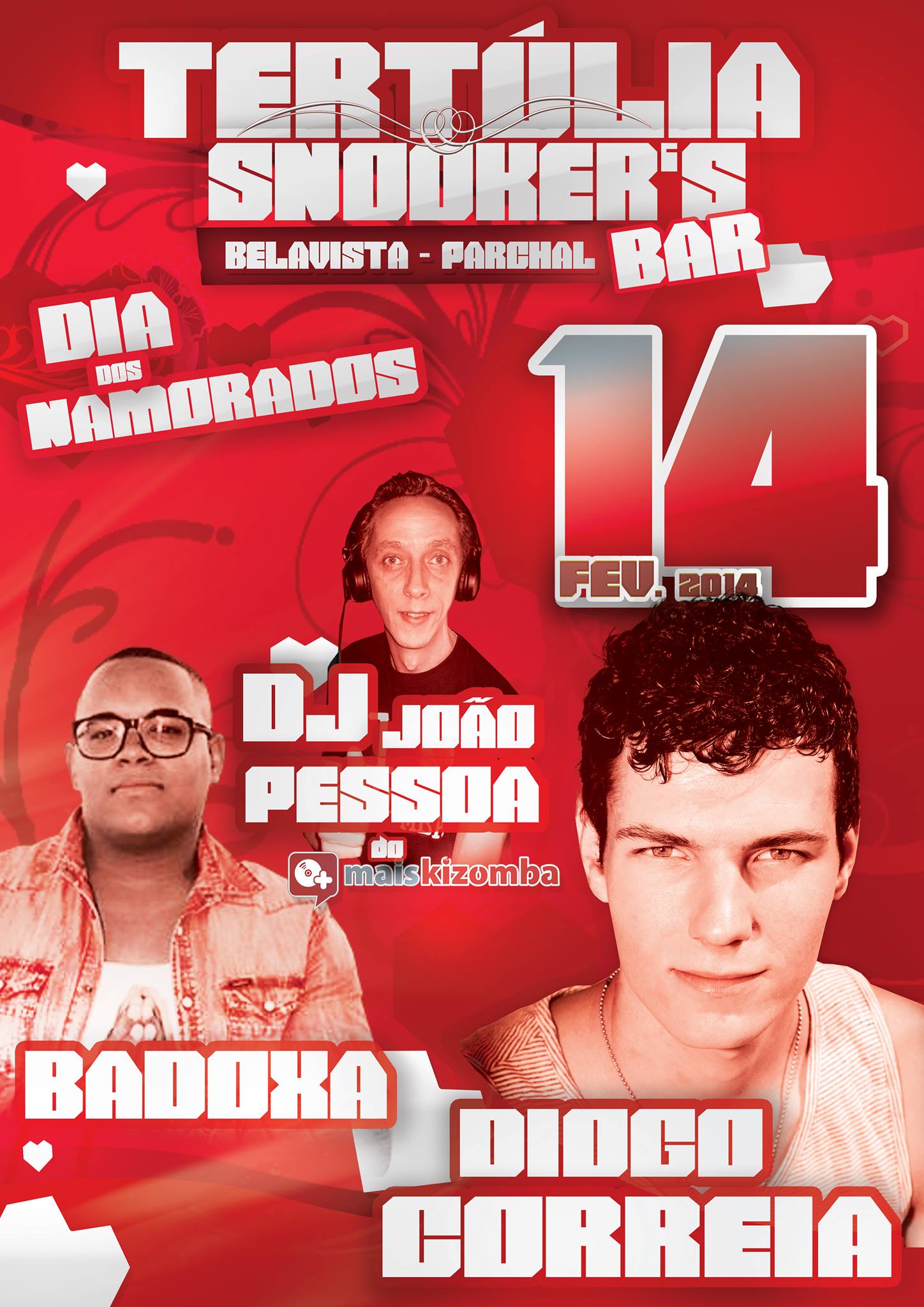 DIA DOS NAMORADOS NO TERULIA SNOOKER´S BAR BADOXA - DIOGO CORREIA - DJ JOAO PESSOA DO MAIS KIZOMBA= <3<3<3<3<3<3<3<3<3<