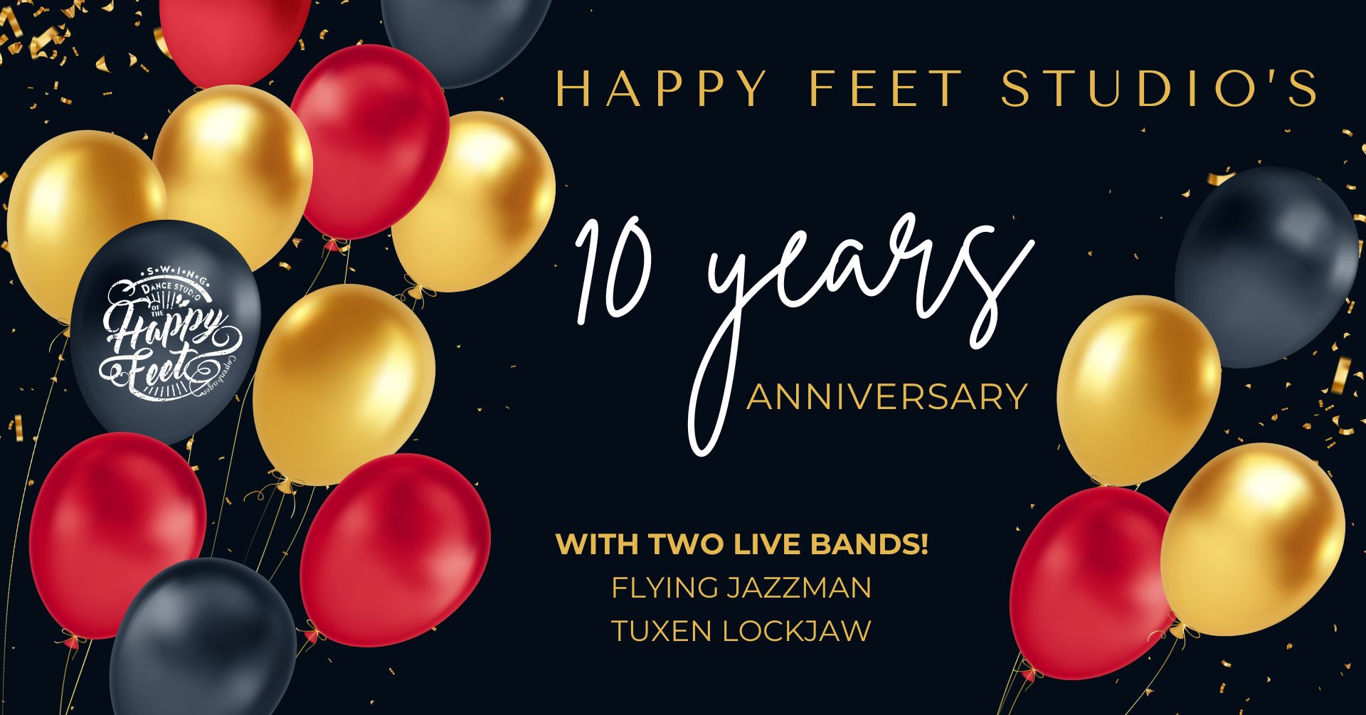 Happy Feet Studio's 10 Years Anniversary Party 🎊