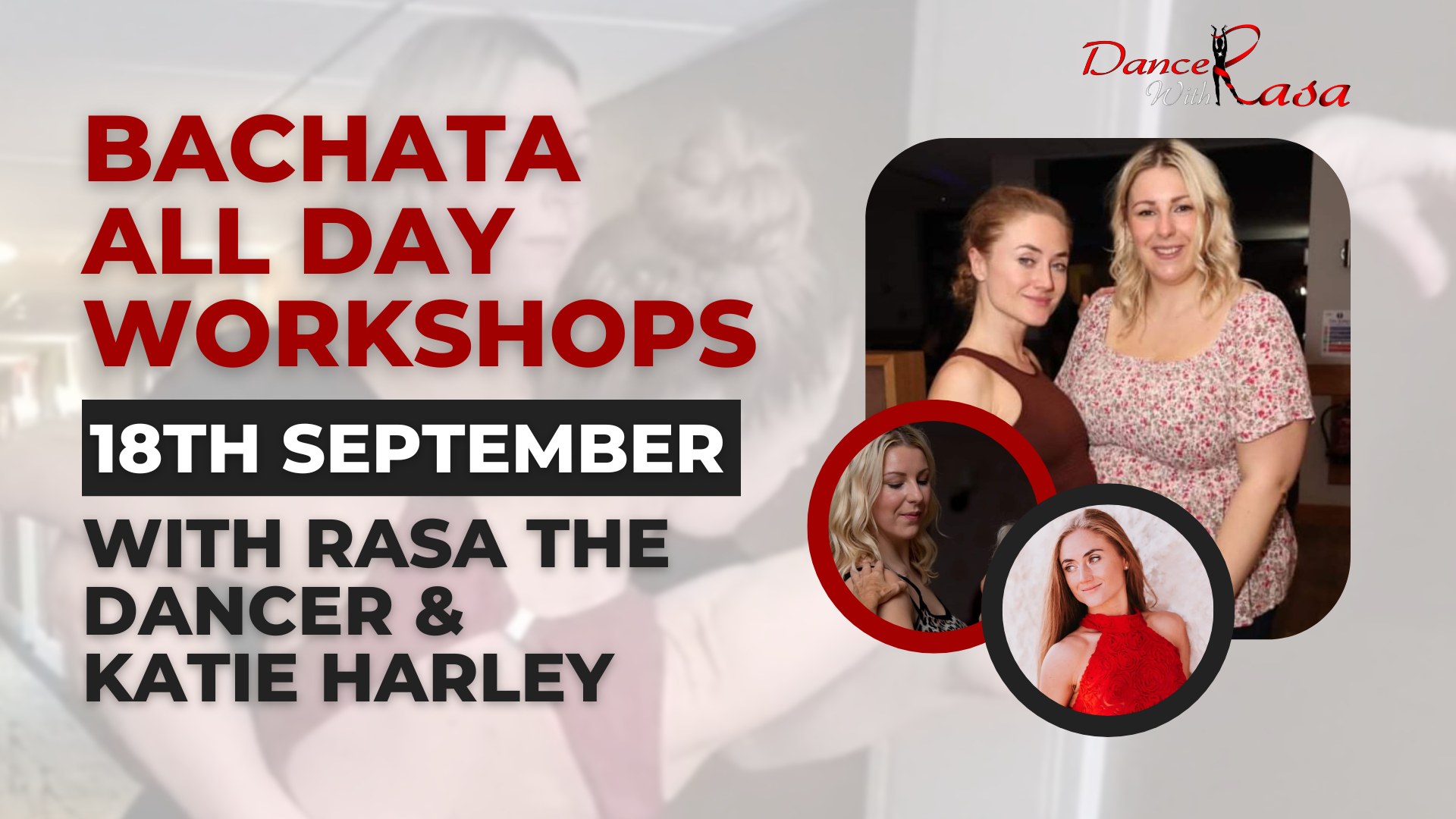 Bachata All Day Workshop With Rasa Pauzaite & Katie Harley