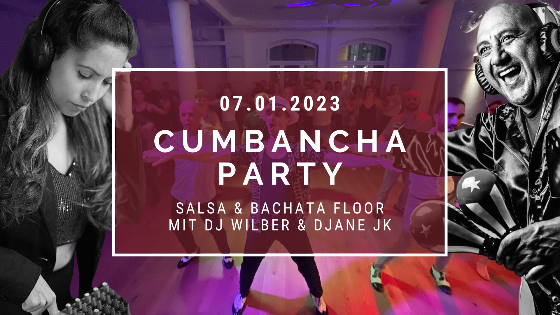 Salsa & Bachata Party am 07.01.2023 im Cumbancha