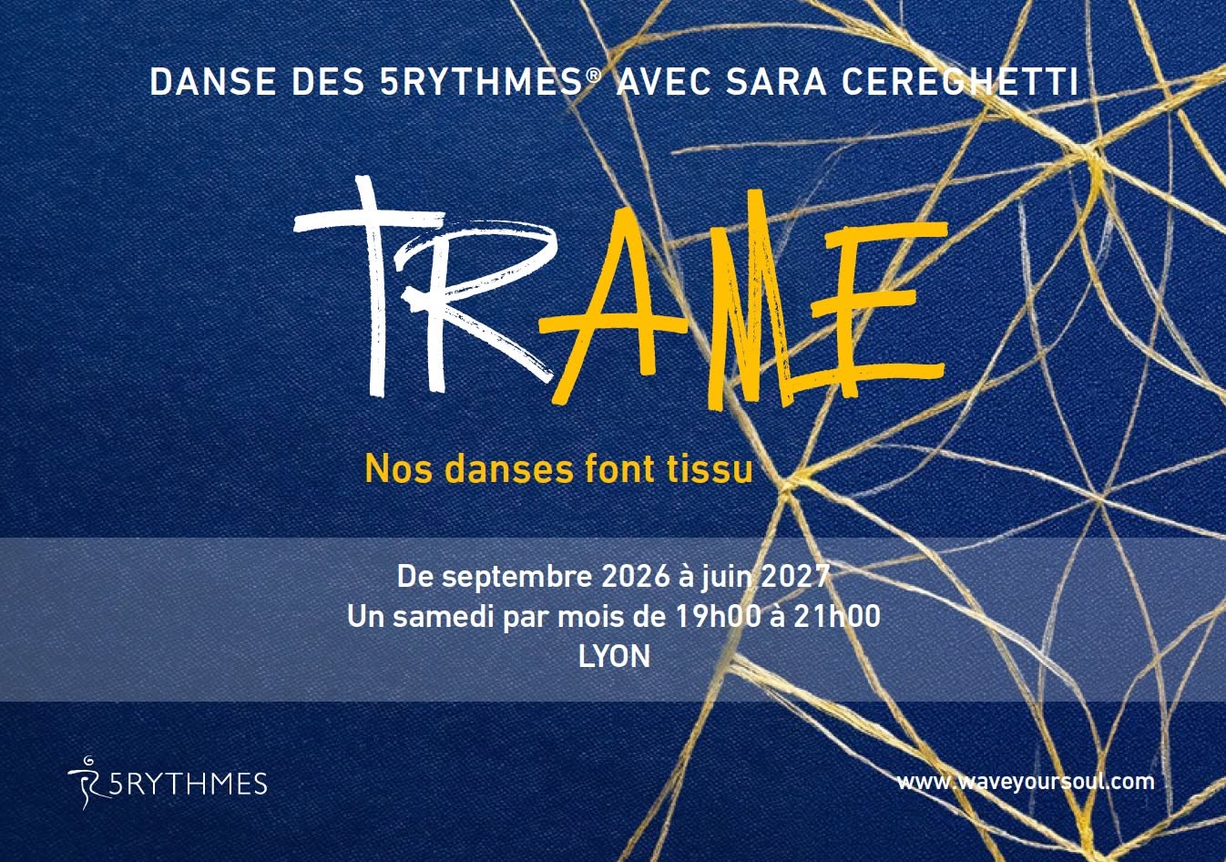 TRAME - Danse des 5Rythmes® avec Sara Cereghetti à Lyon