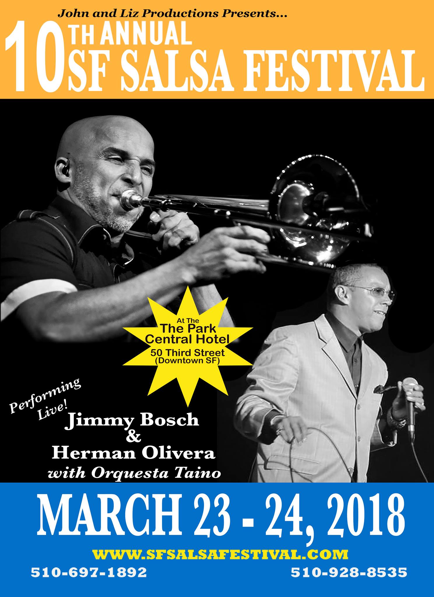 10th Annual San Francisco Salsa Festival March 23-24, 2018