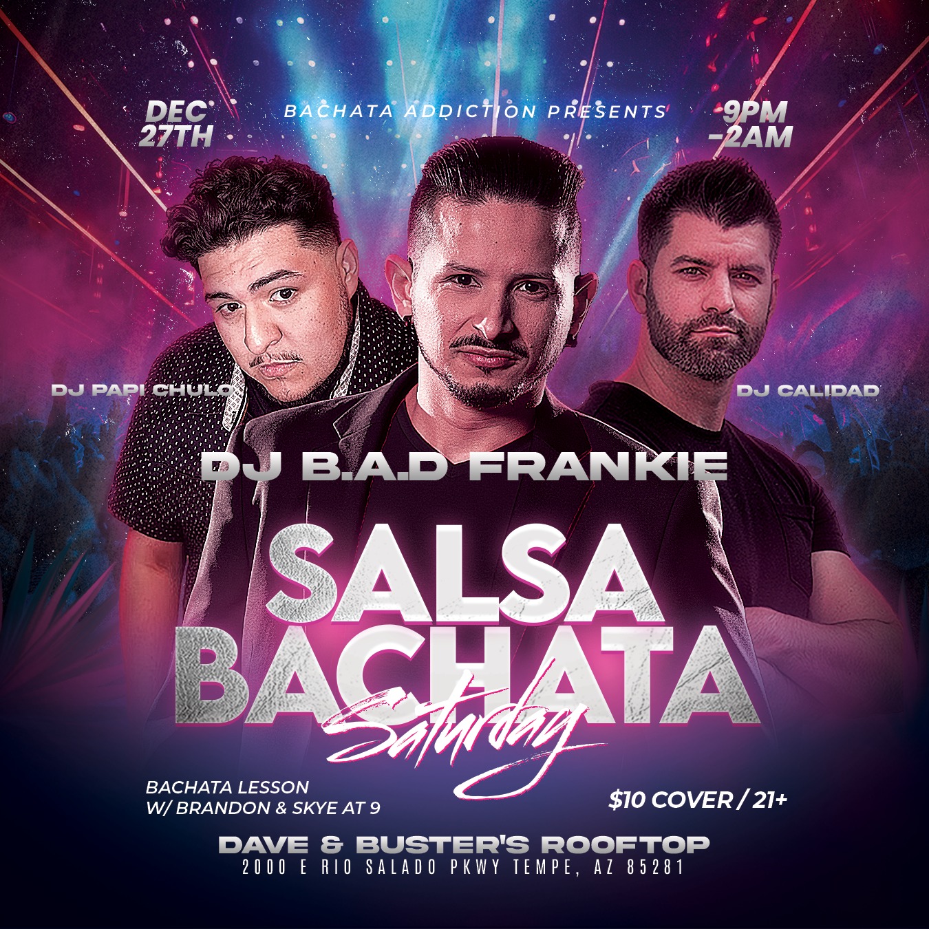 Salsa Bachata Saturday at D&B December Edition (only once a month!)
