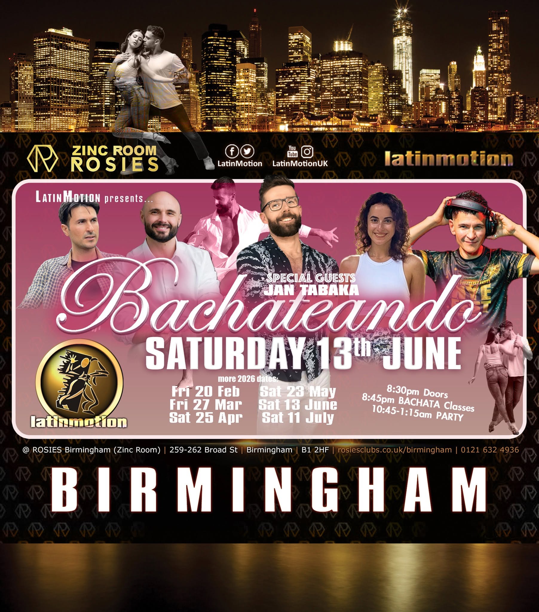LatinMotion π #BACHATEANDO ππ» Night π π Rosies Birmingham