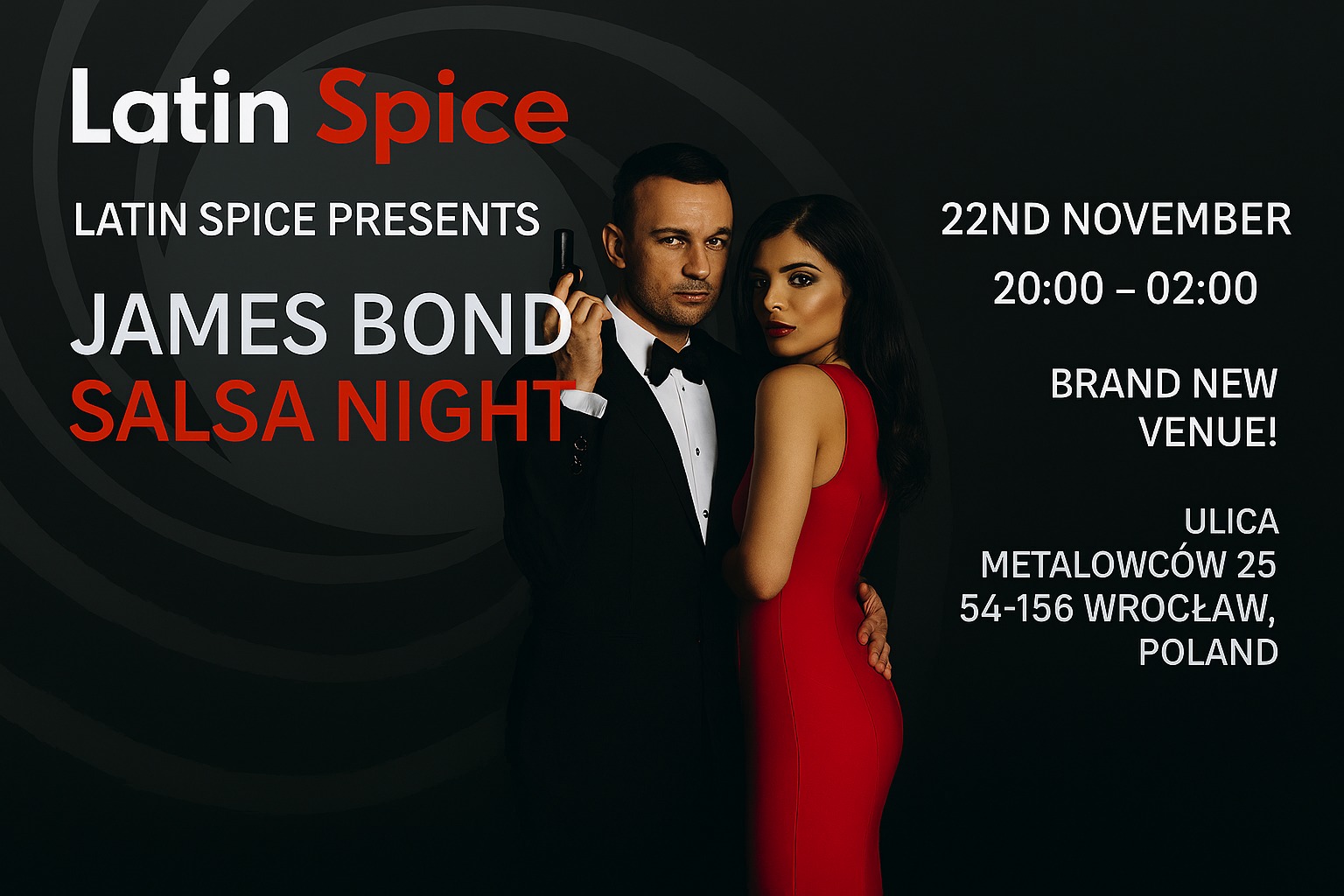 Latin Spice James Bond Salsa Night