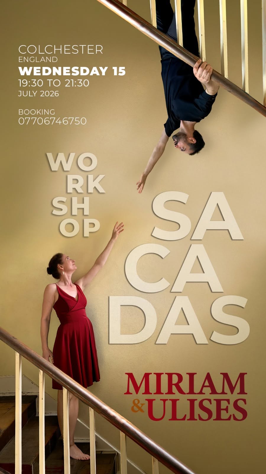 Social sacadas - tango workshop with Miriam and Ulises