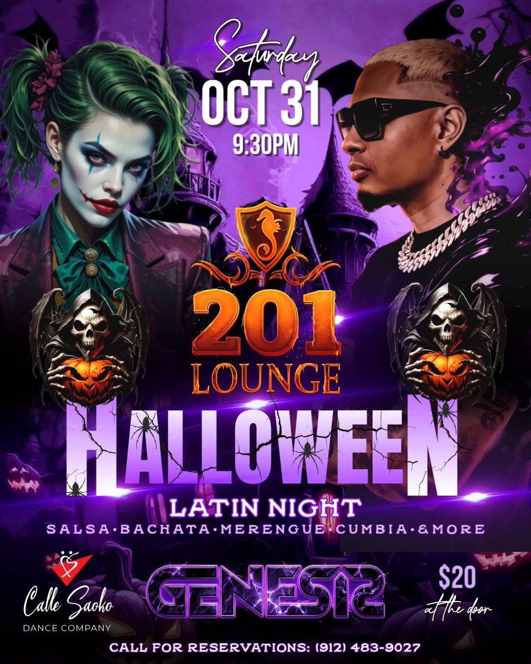 HALLOWEEN DANCE SOCIAL AT 201 LOUNGE 🎃
