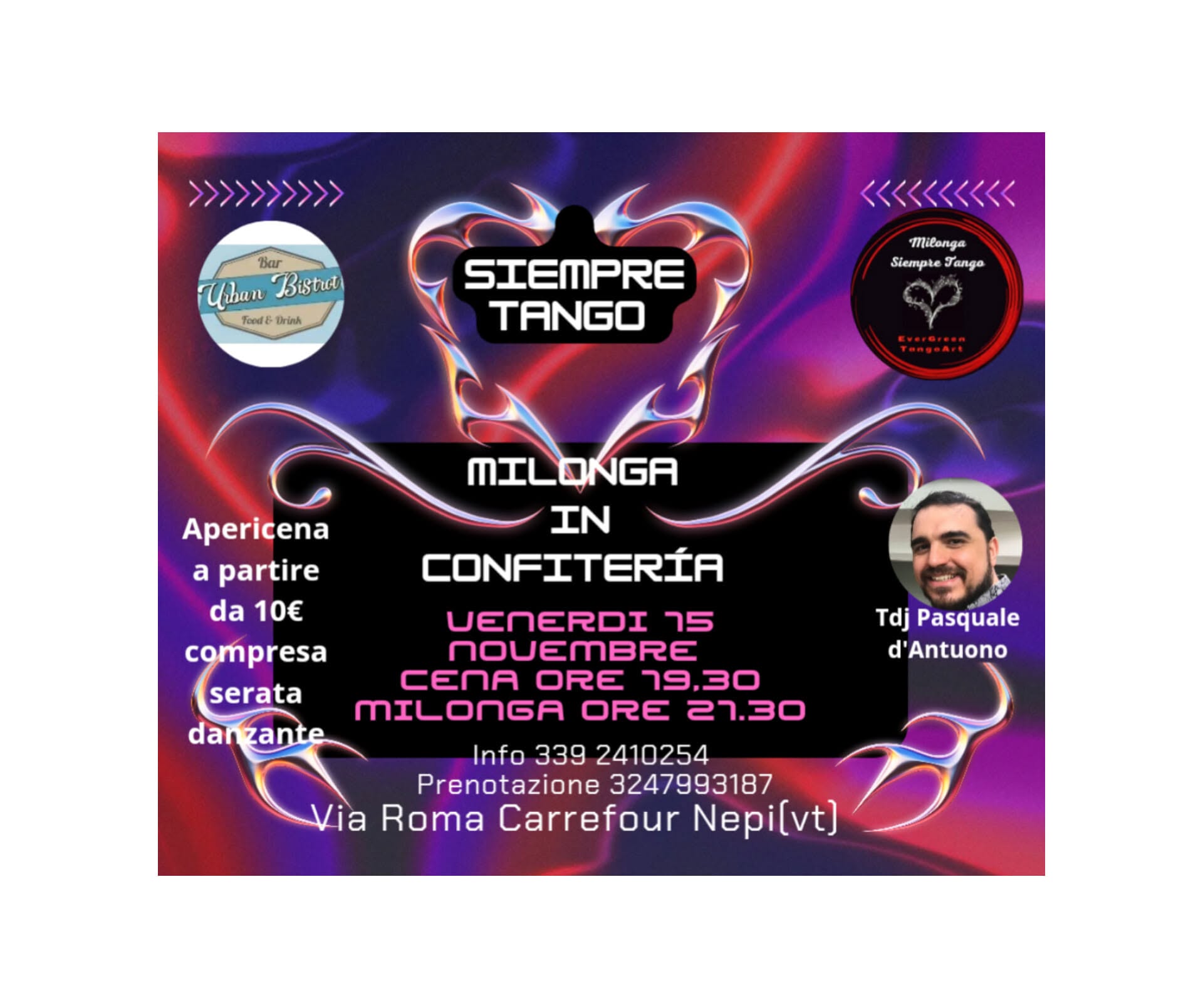 Siempre Tango Confitería