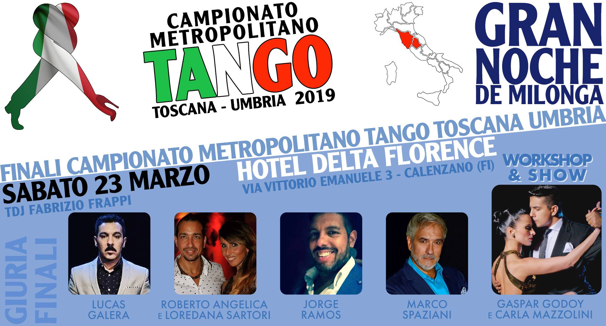 Gran Noche de Milonga & Finali Metropolitani Toscana&Umbria 2019