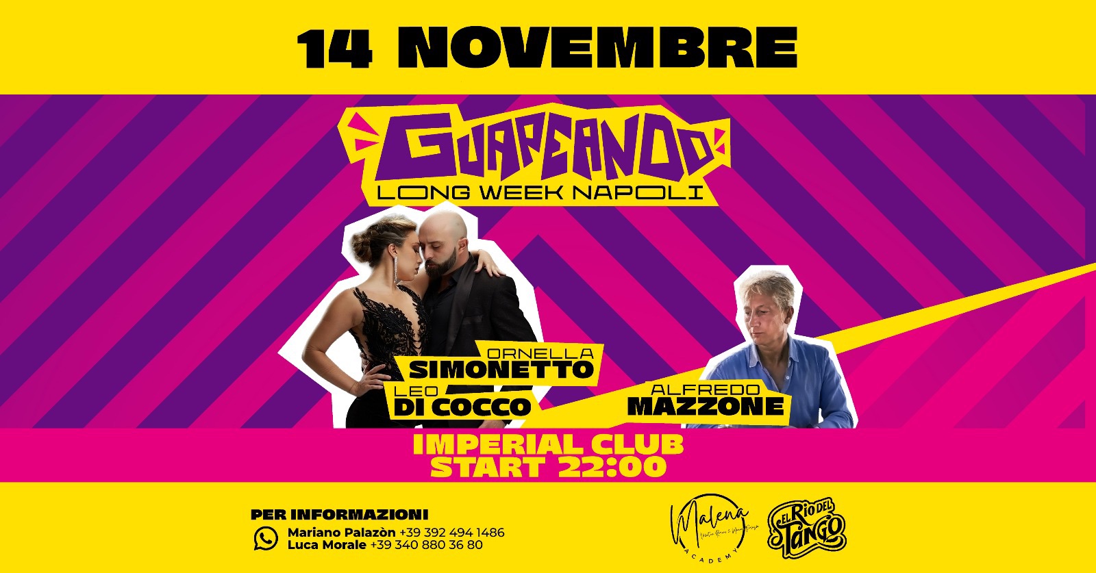 "GUAPEANDO LONG WEEK NAPOLI" - VENERDI 14