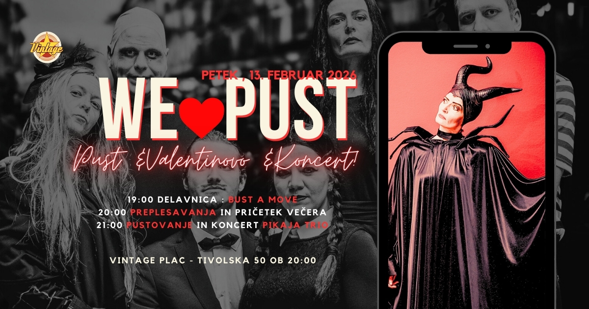 WE-LOVE-PUST preplesavanja in plesni večer