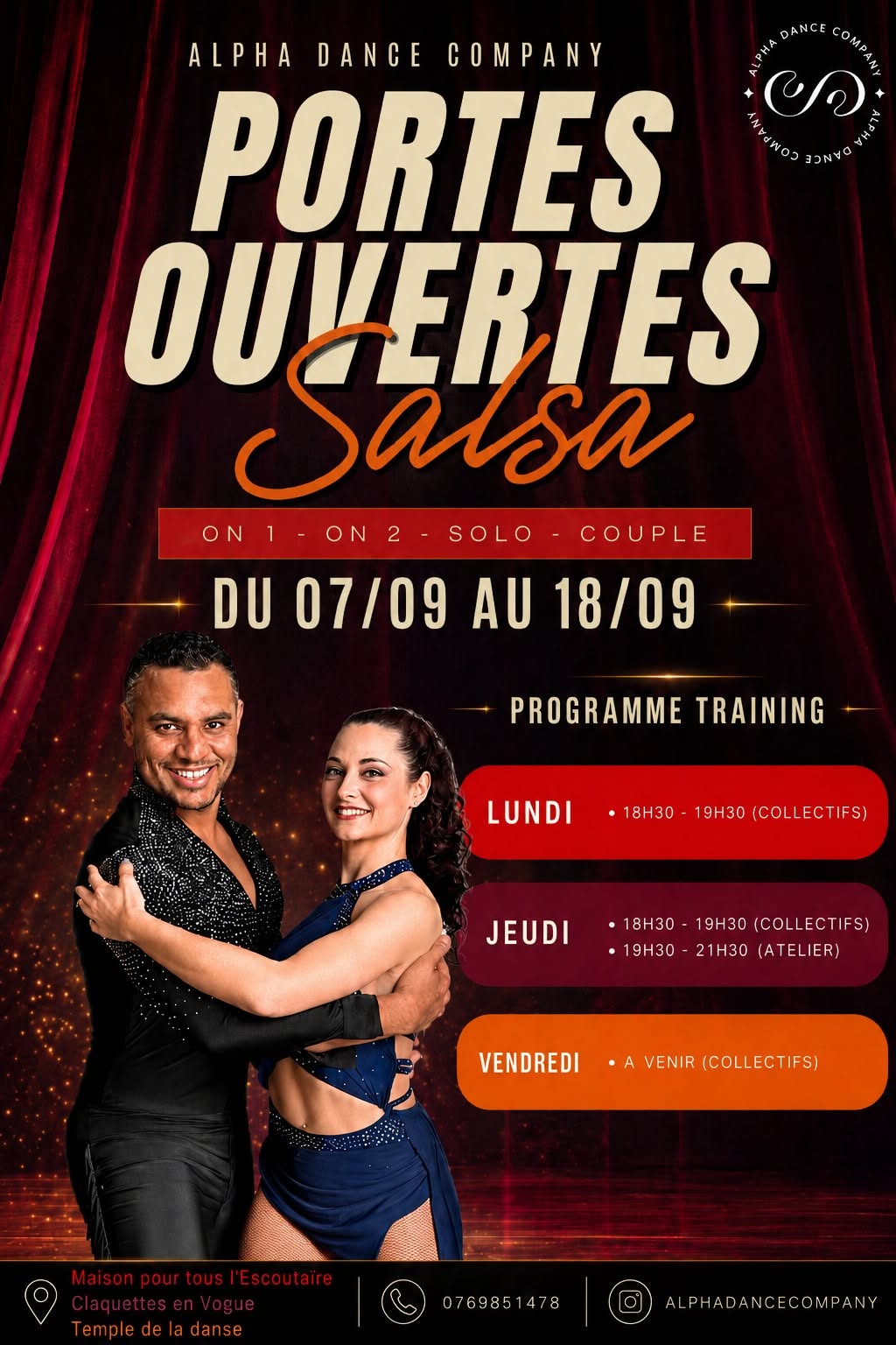 Portes Ouvertes Salsa Alpha Dance Company