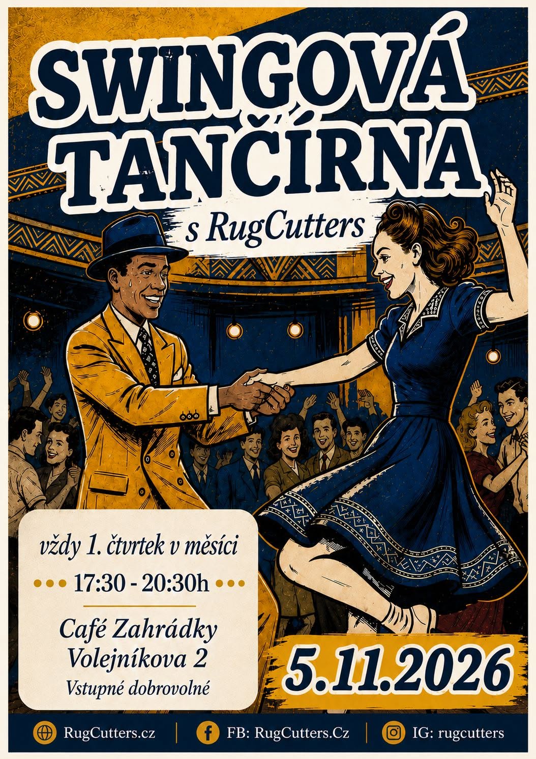 Swingová tančírna v Zahrádkách
