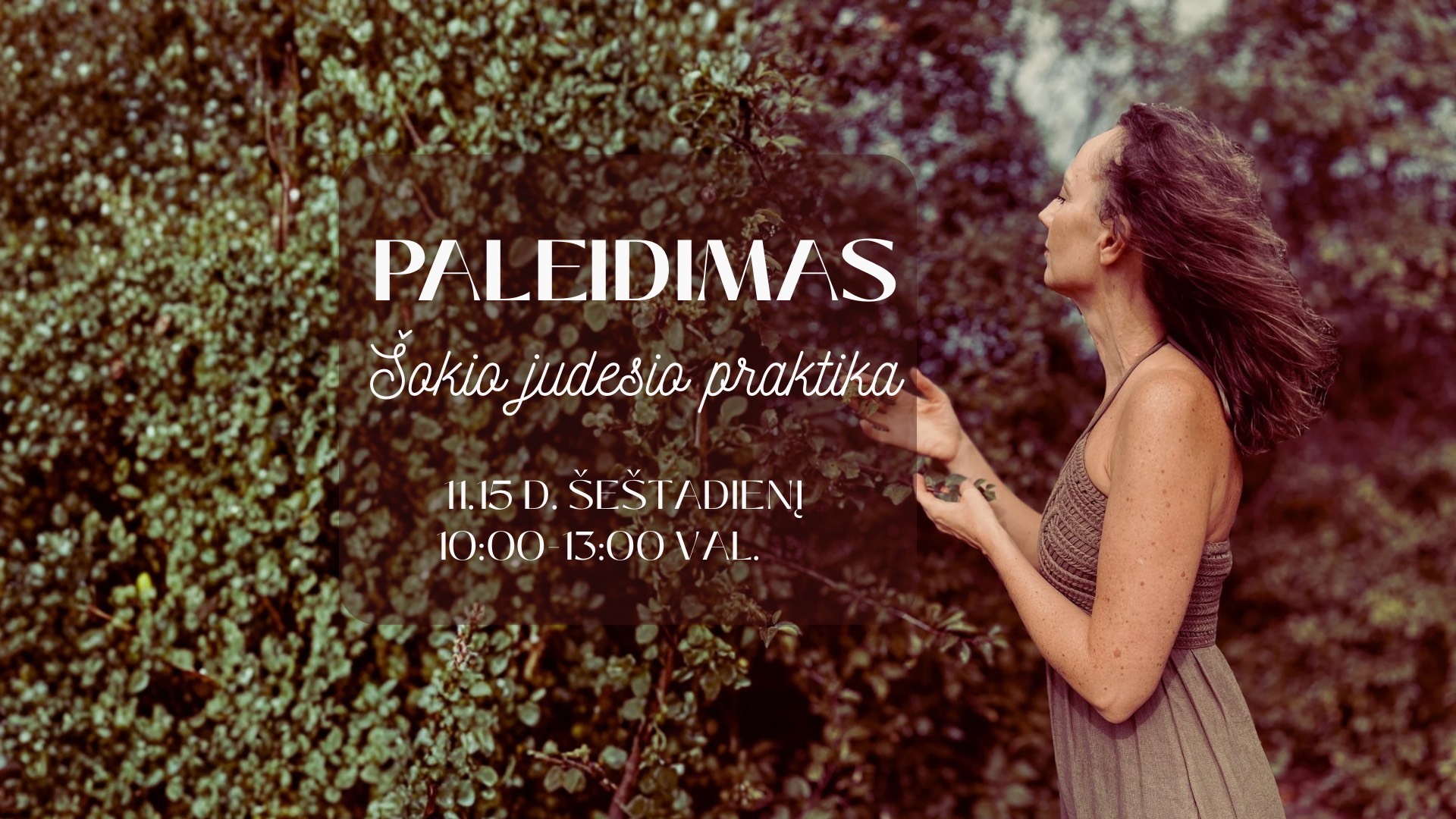 Šokio judesio praktika "Paleidimas"