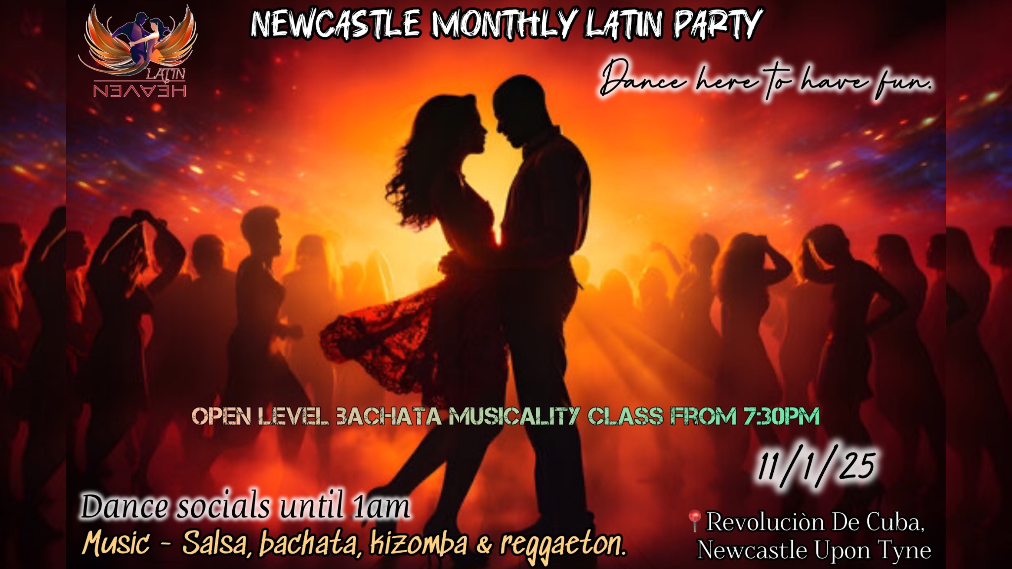 Newcastle Monthly Latin Partyππ»πΊπ»π