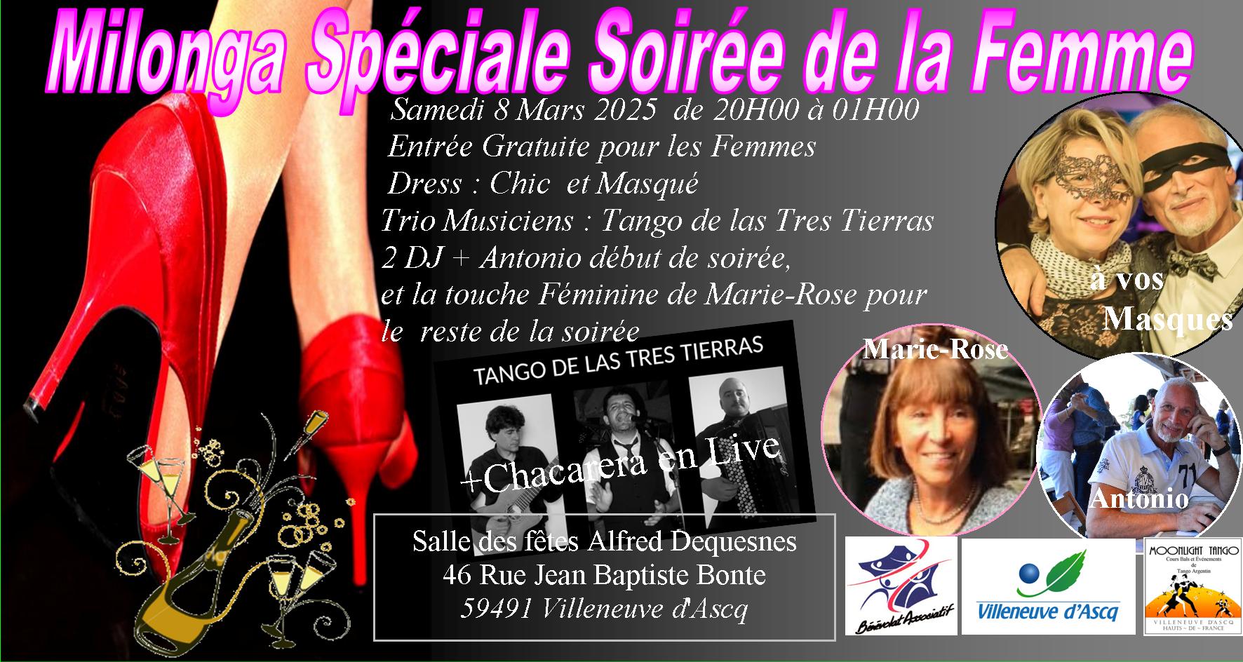 Milonga Soirée de la Femme avec Music Live <3