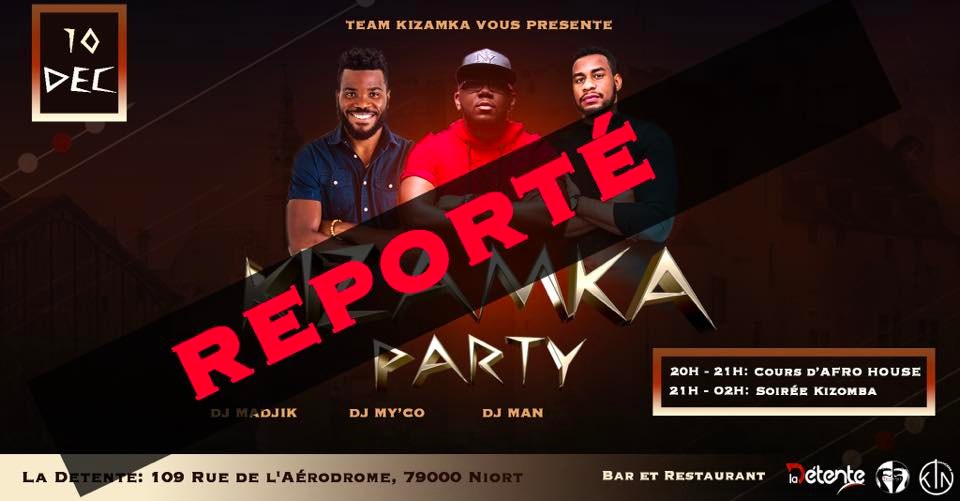 Kizamka party cours+soirée kizomba