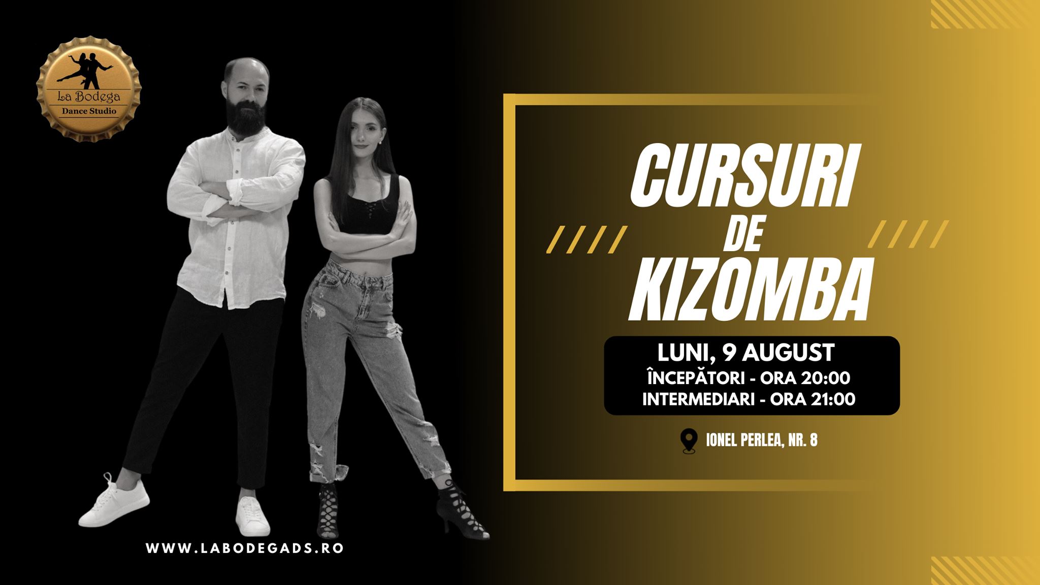 Cursuri KIZOMBA - nivel începător intermediar
