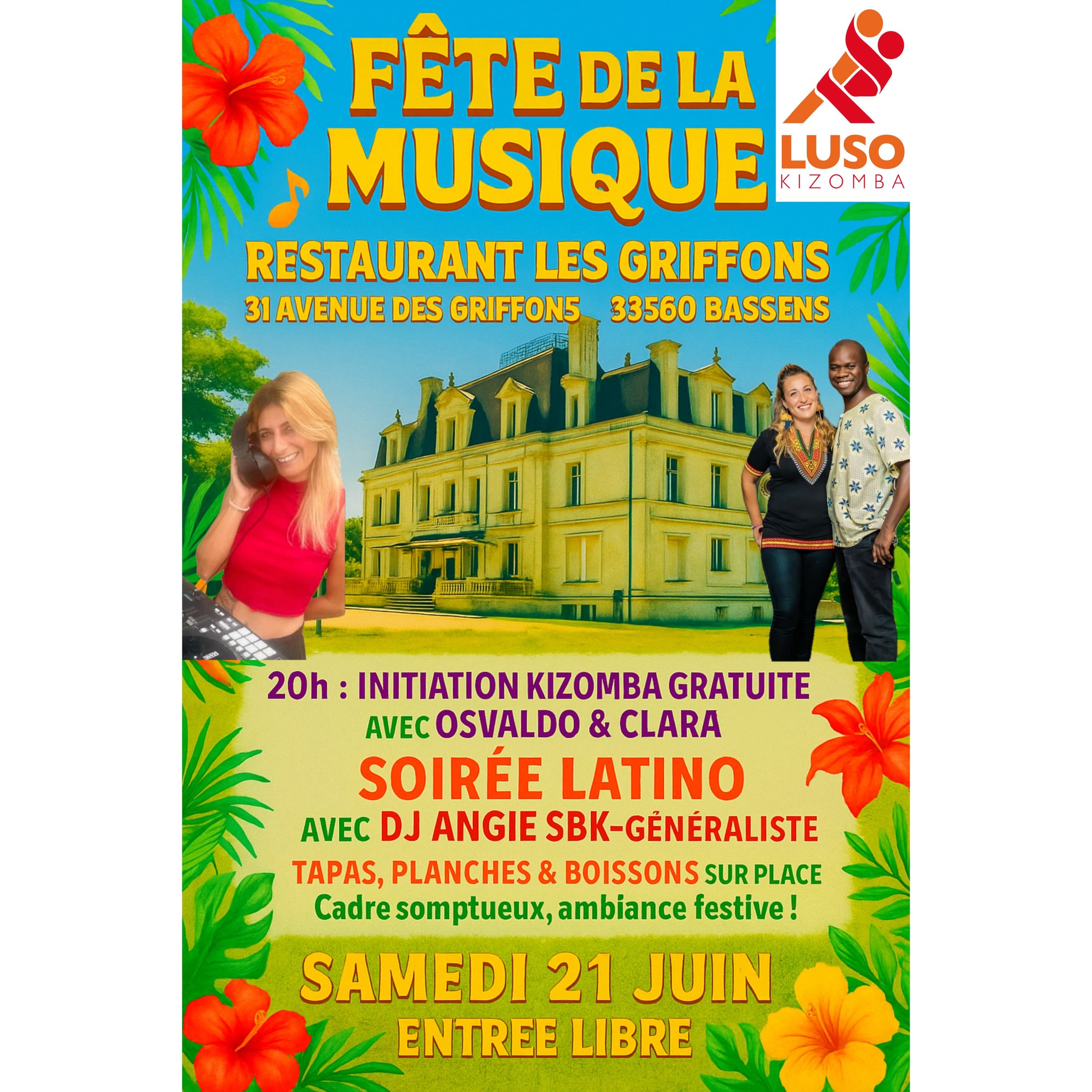 Fête de la musique au restaurant les Griffons