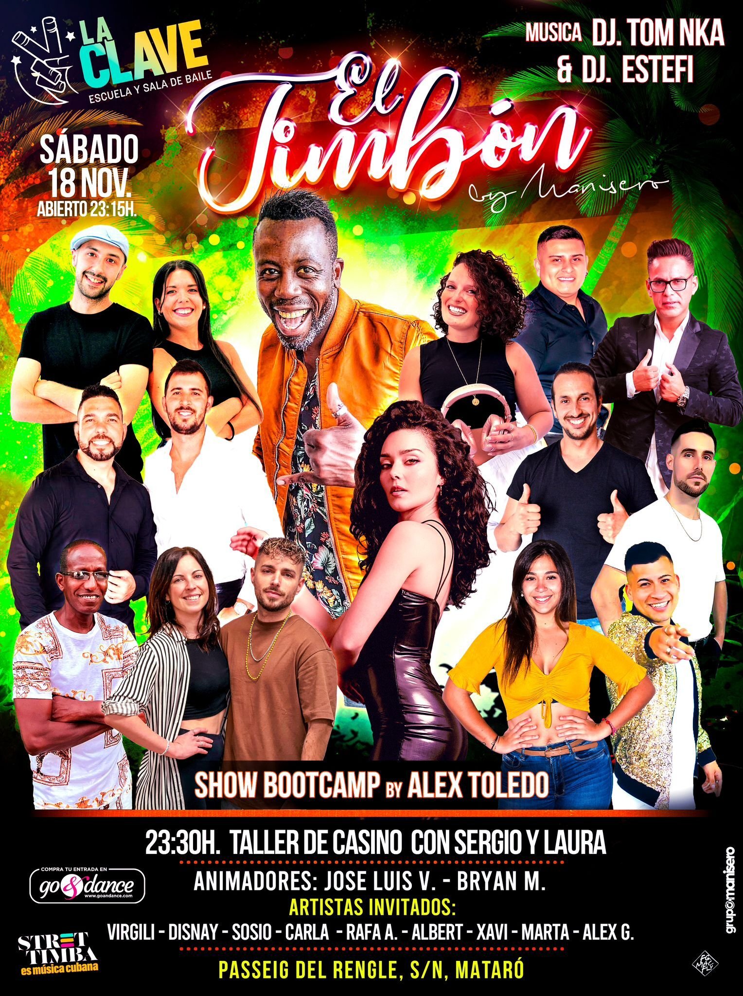 EL TIMBÓN - Saturday November 18 at La Clave