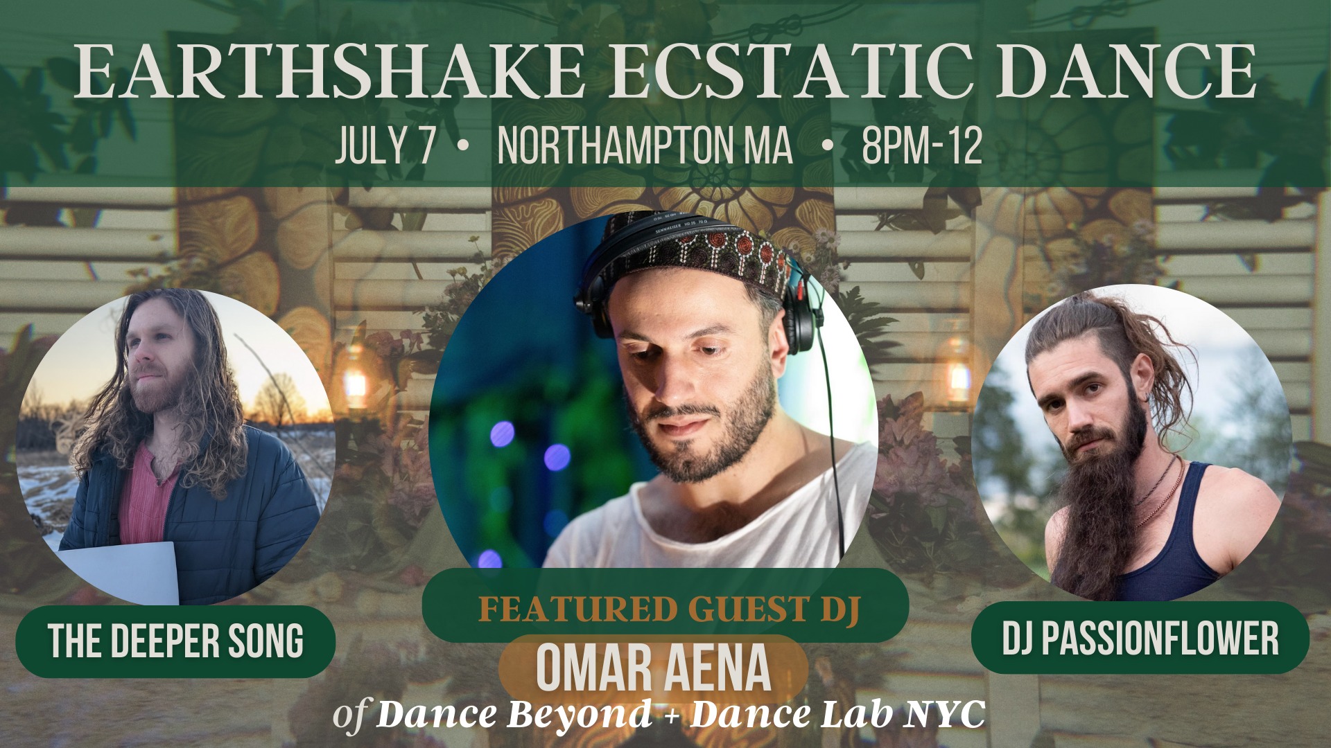 EARTHSHAKE Ecstatic Dance with Omar Aena