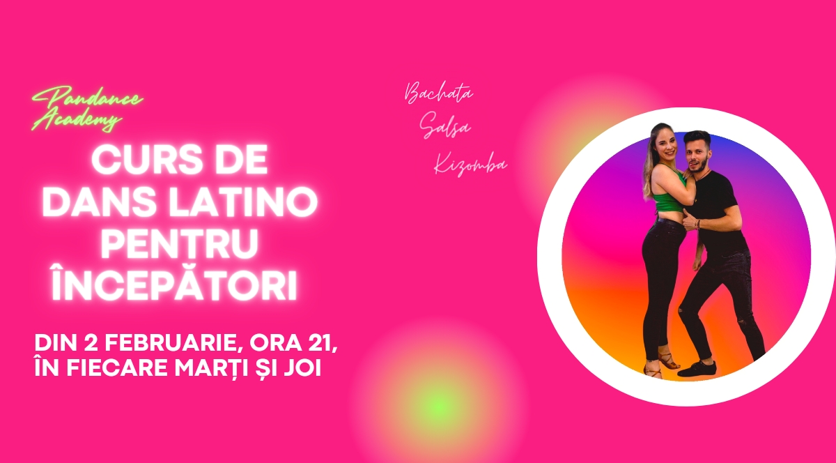 Curs de dans Latino pentru รฎncepฤtori- BACHATA, SALSA si KIZOMBA