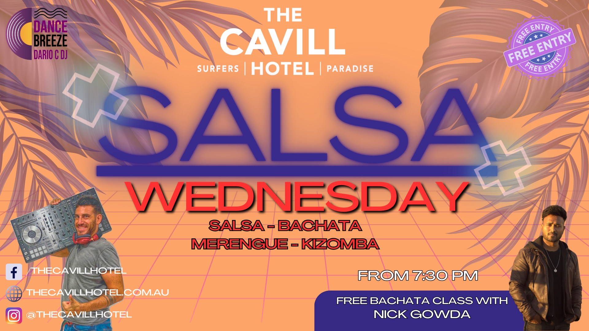 Salsa Wednesday @ The Cavill Hotel