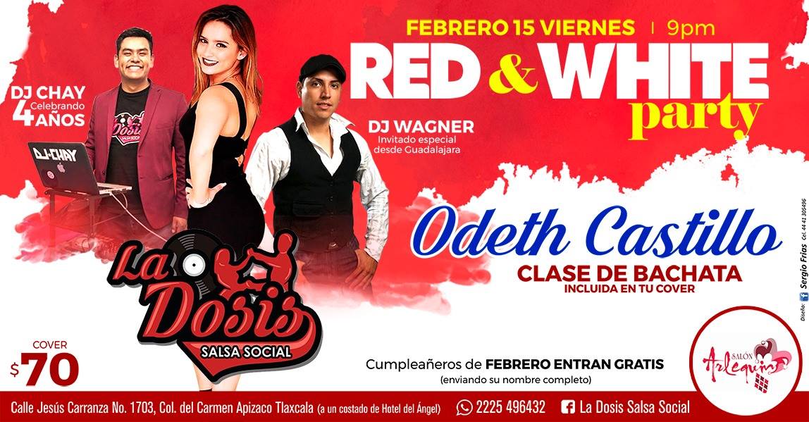 Red&White Salsa y Bachata Party La Dosis Salsa Social