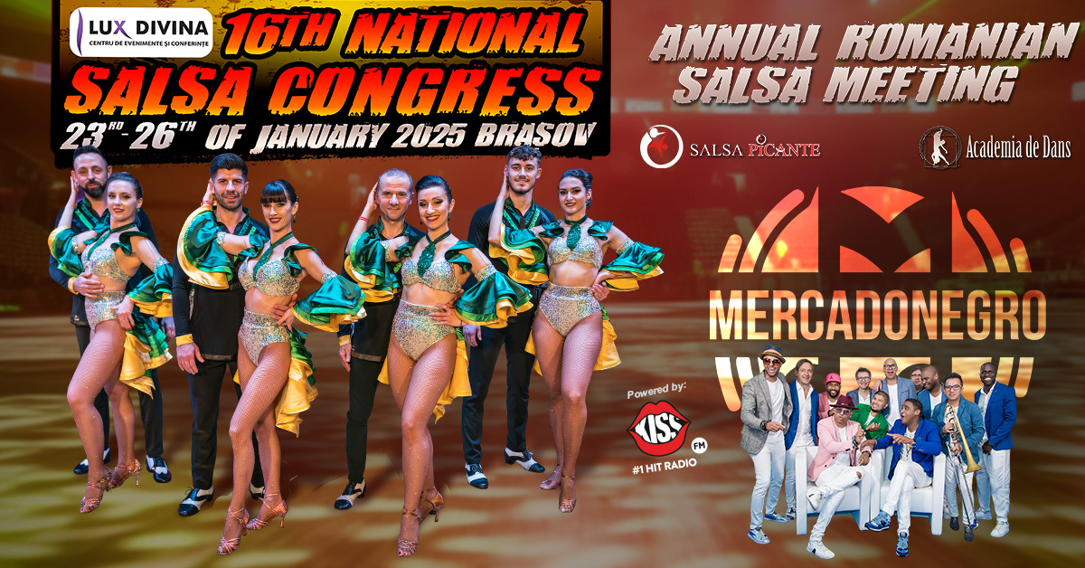 Congresul National de Salsa, 23 - 26 ianuarie 2025, Brasov (pagina oficiala)