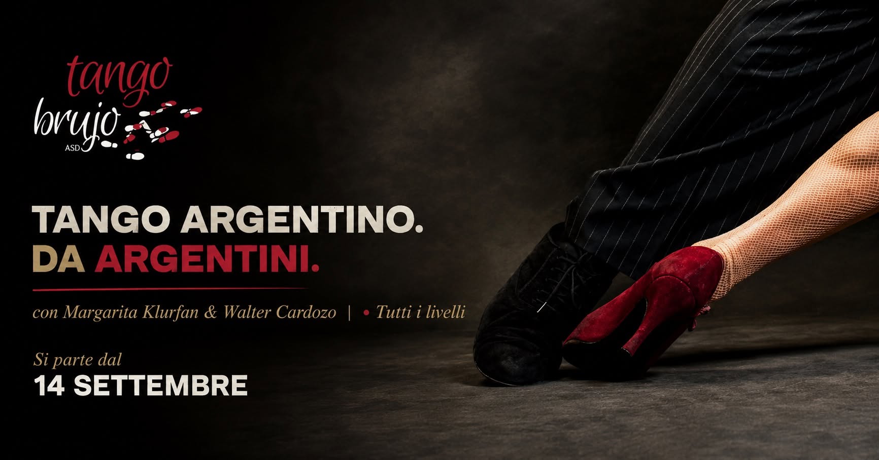 Corsi di Tango Argentino a Padova 2026 27 con i Maestri Walter Cardozo e Margarita Klurfan