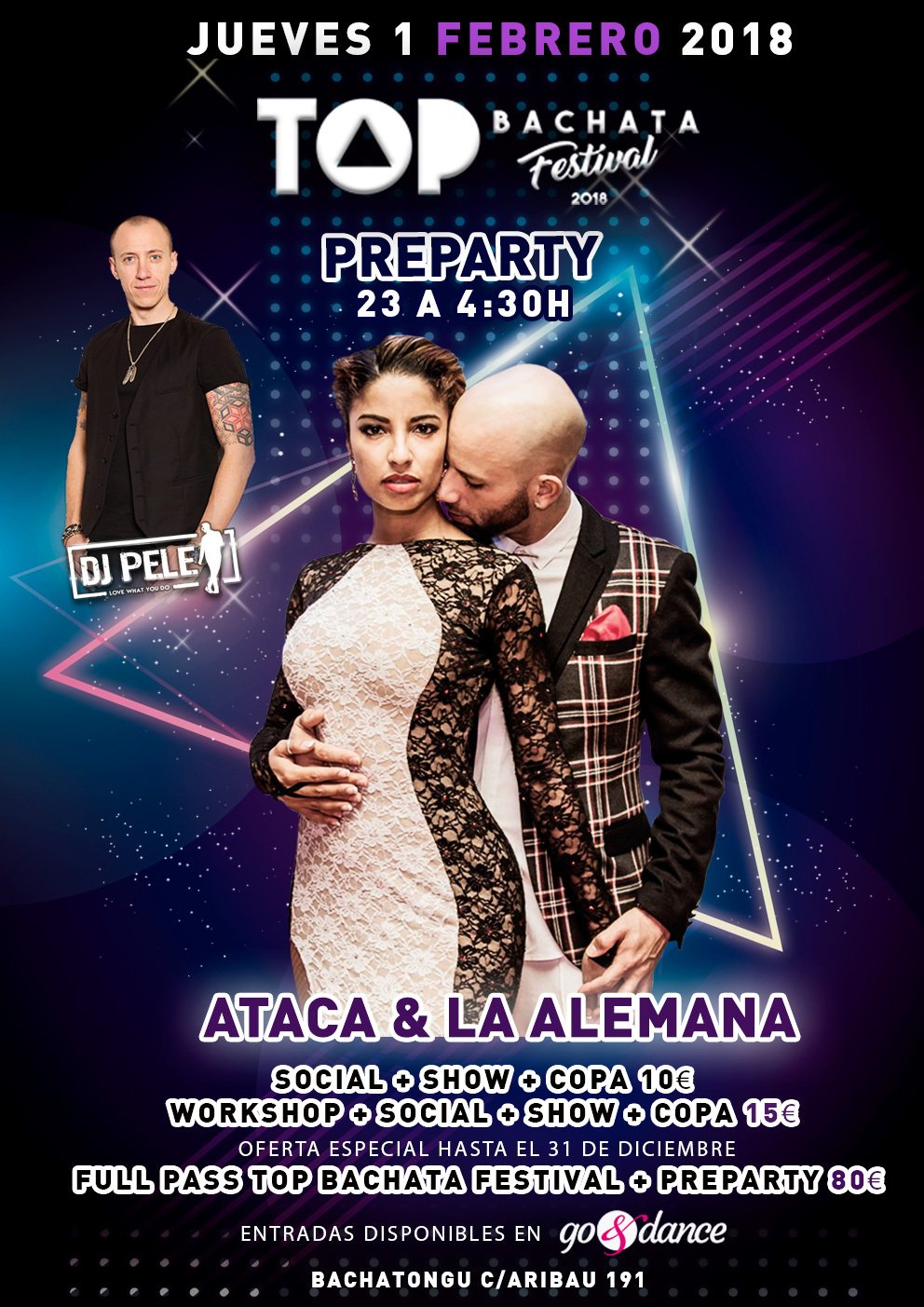 Top Bachata Festival Preparty Ataca y la Alemana