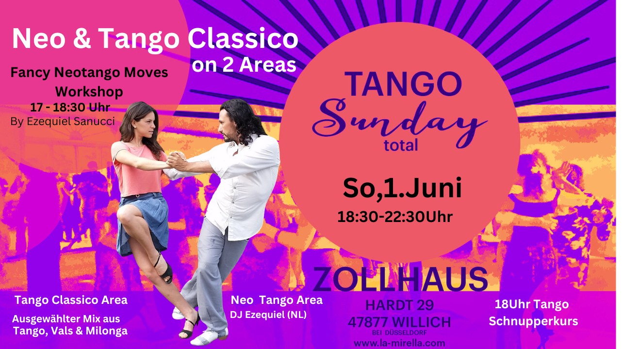 Tango Sunday im Zollhaus Neotango Workshop Open Air
