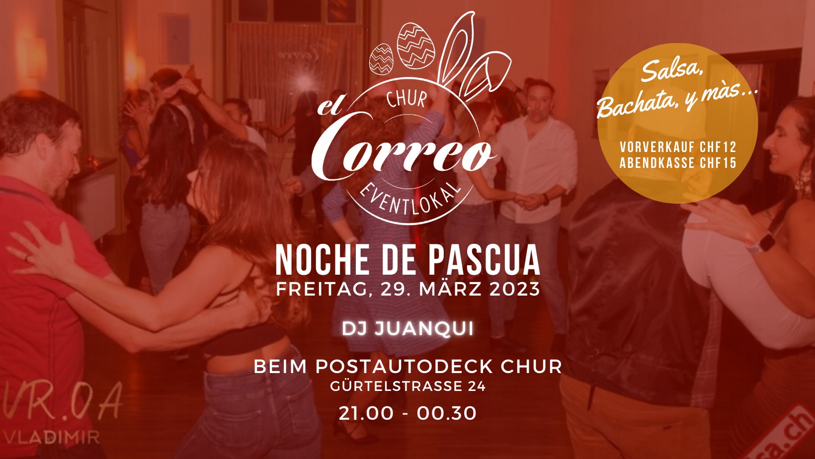 Noche de Pascua im El Correo Chur - Salsa, Bachata y màs