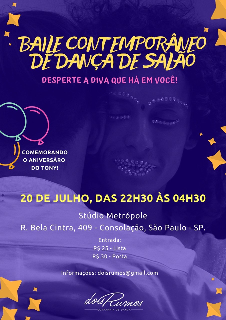 Baile Contemporâneo de Dança de Salão - Studio Metrópole