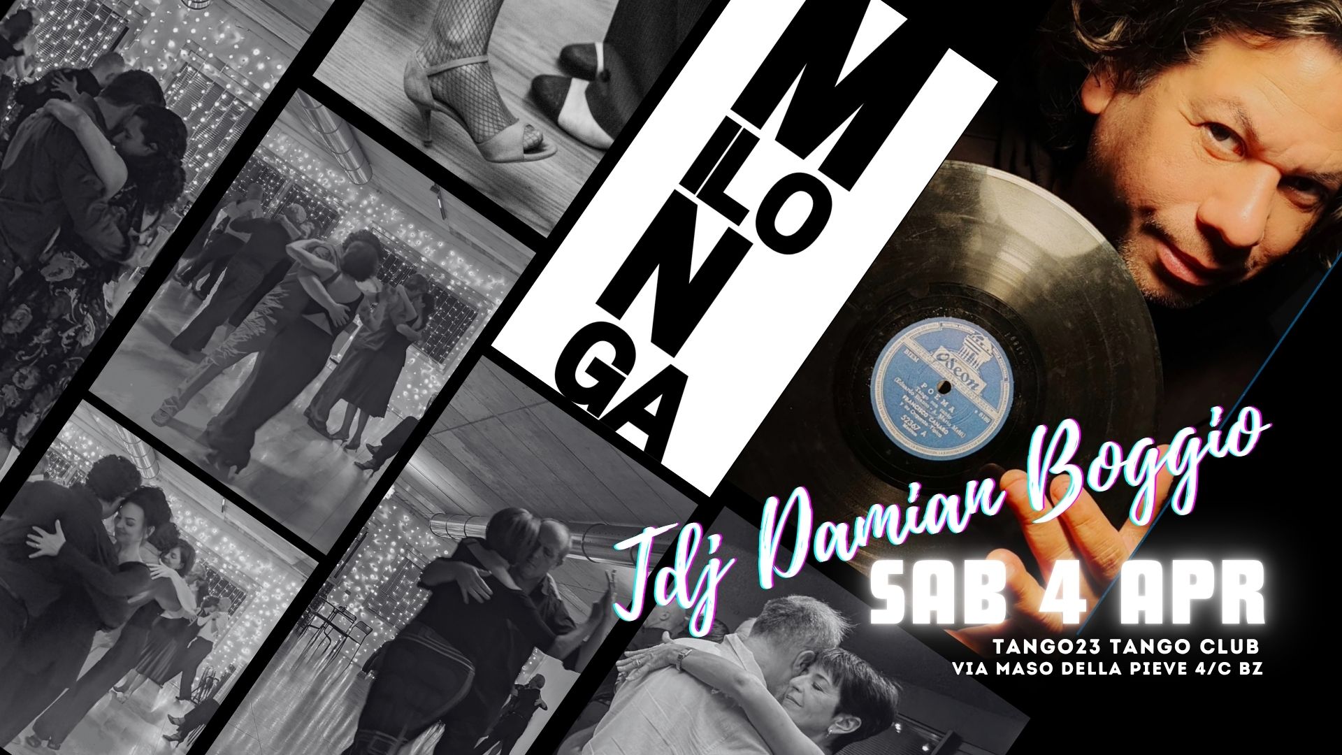 Abrazame! La milonga del Sabato. Tdj Damian Boggio