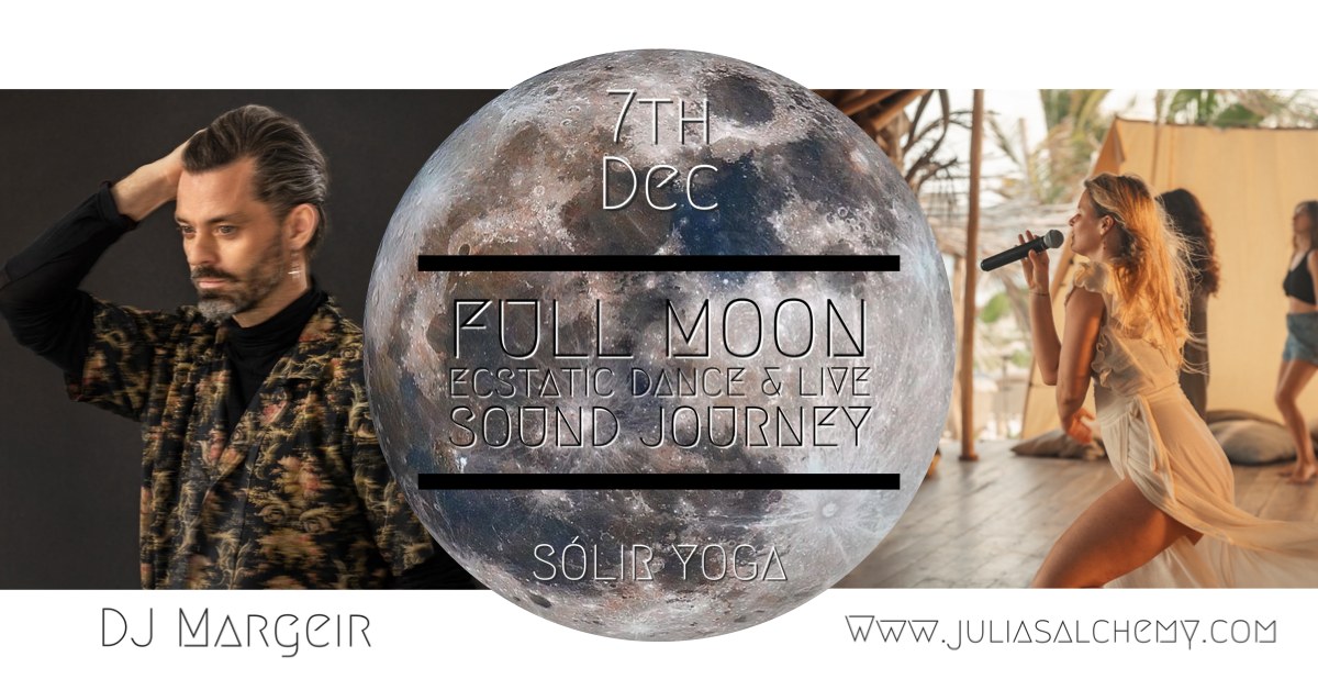 Full Moon Ecstatic Dance & Live Sound Journey