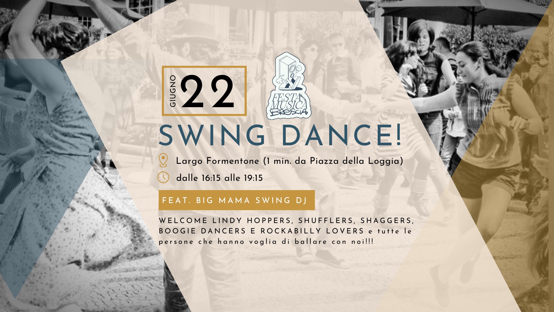 Swing Dance @Festa della Musica di BRESCIA!
