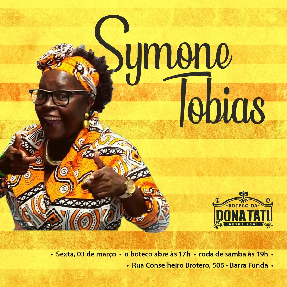 Symone Tobias - Roda de Samba Boteco Dona Tati