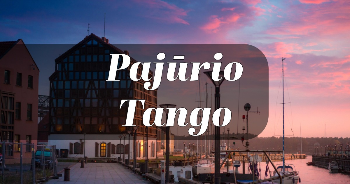 Argentinietiško Tango Šokio Pamokos Klaipėda #24