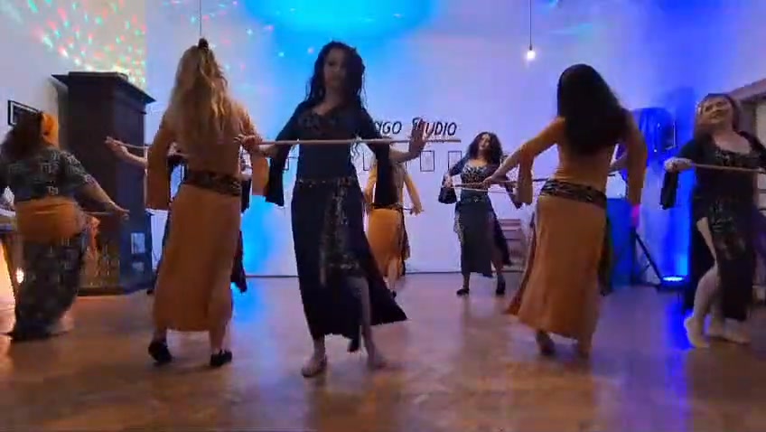Belly Dance Intermediari - Saidi folclor Egiptean (modul 2) "Amazoanele" - dansul cu bastonul