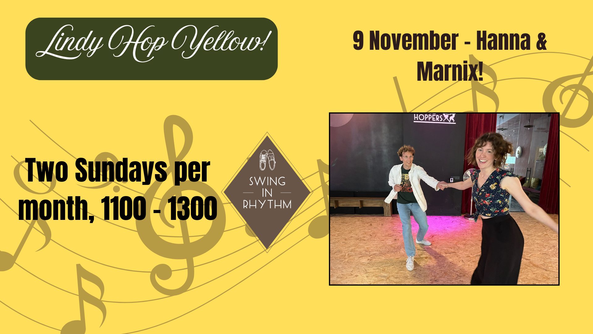 Lindy Hop Yellow with Hanna & Marnix