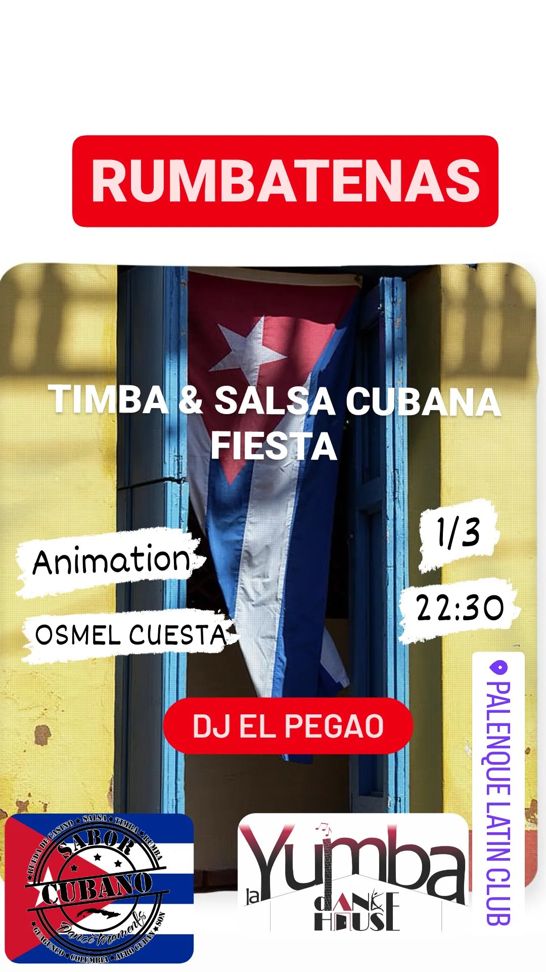 RUMBATENAS TIMBA & SALSA CUBANA FIESTA