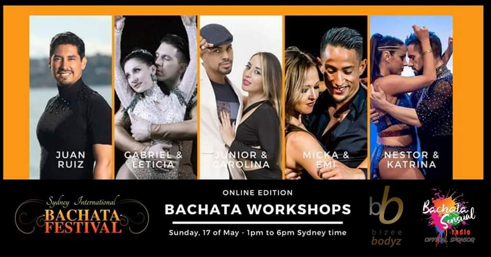 Sydney Bachata Festival - Online Edition - 5 Bachata Workshops