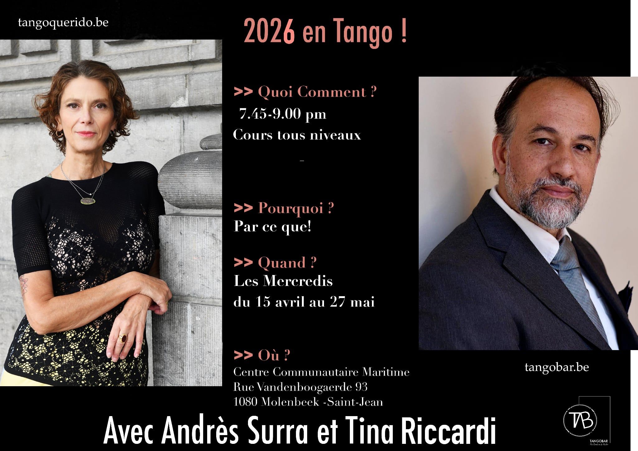 reprise des cours au TangoBar
