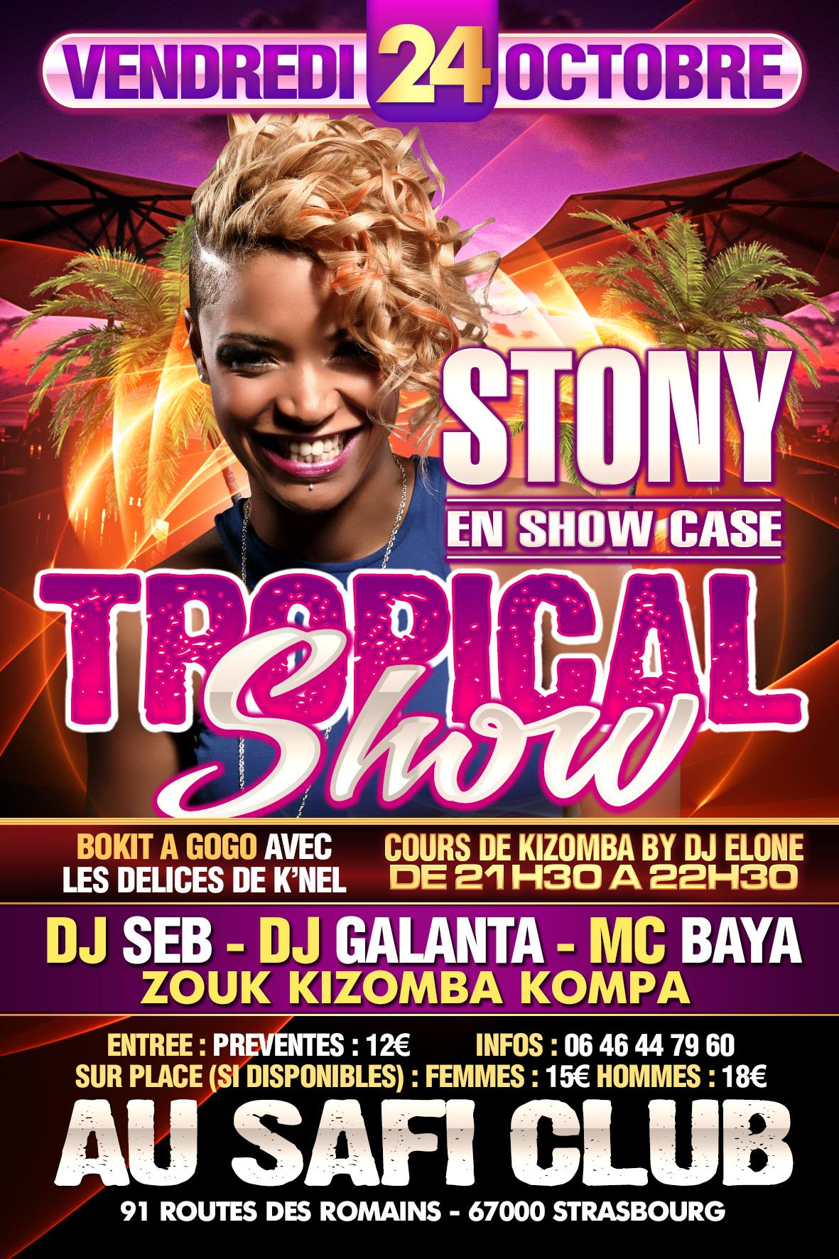 TROPIKAL KING PRESENT STONY EN SHOWCASE