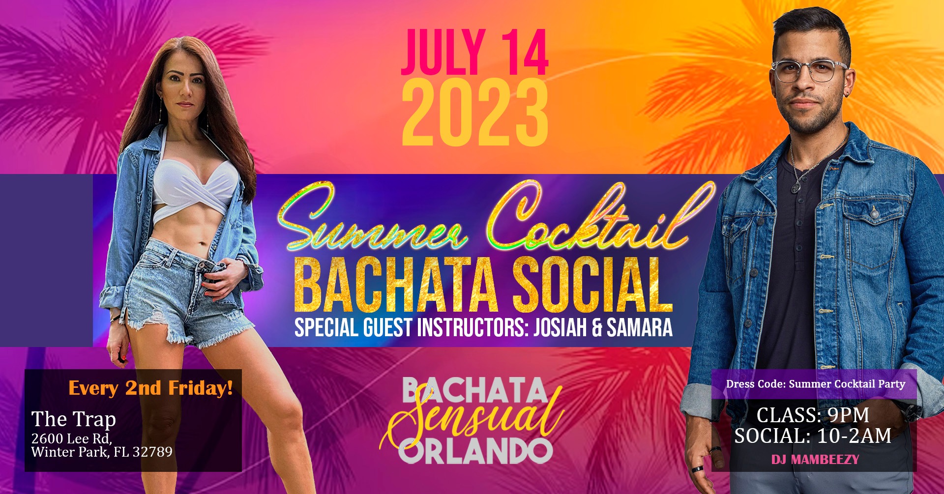BSO Bachata Social - Friday July 14th @ The Axe Trap